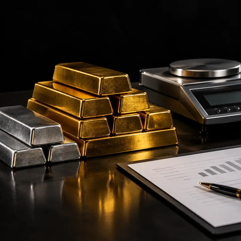 Settle step in precious metals refining